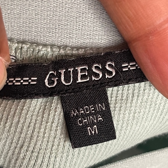 Guess High Waist Asymmetrical Midi Skirt in Pale Mint Size M - Picture 3 of 3